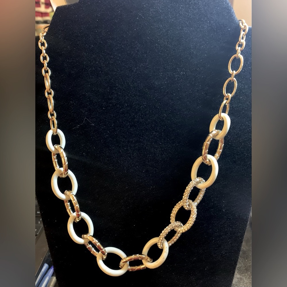 Brighton Large Chain Link Statement Necklace - image 1